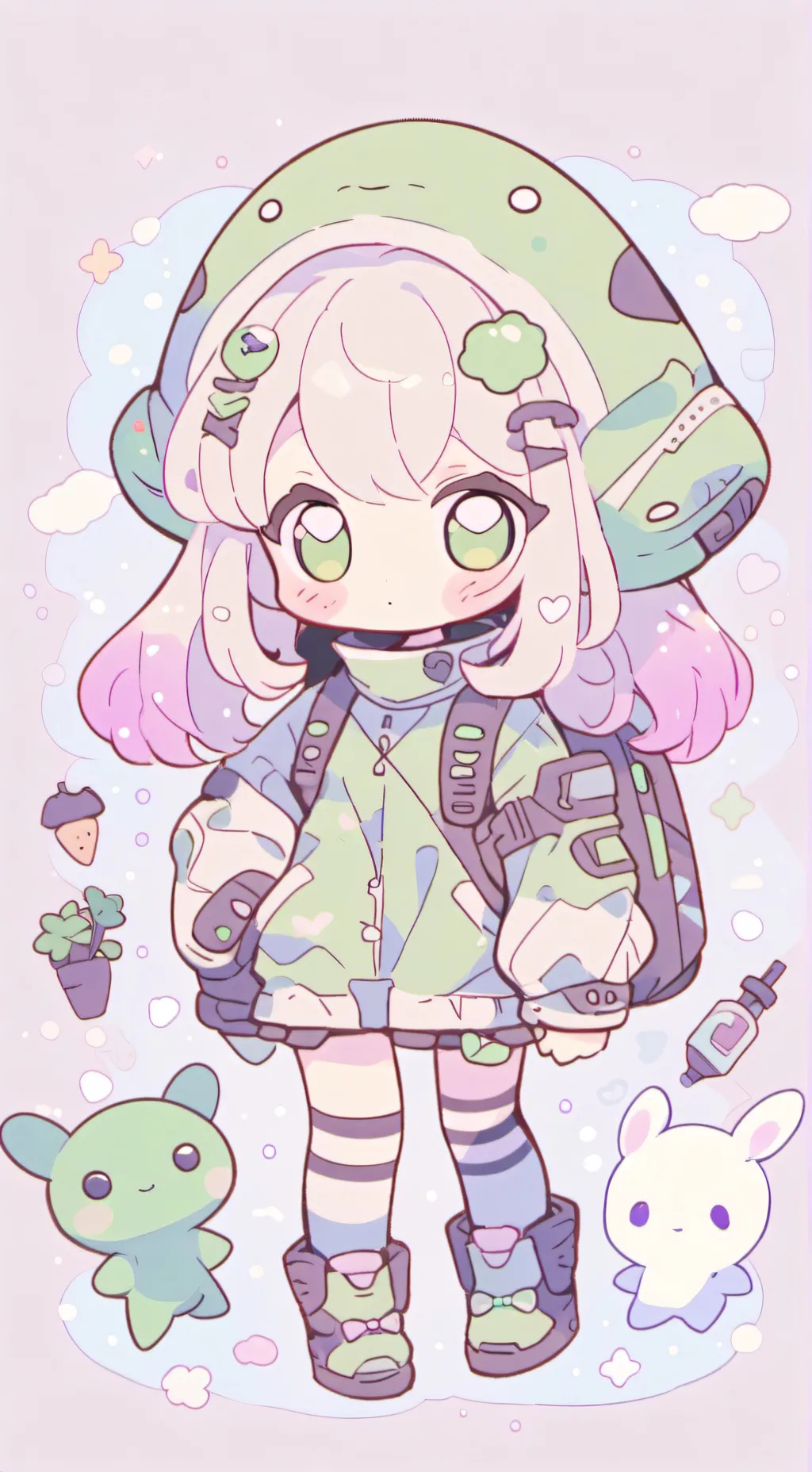 ai character: Family👽🪐🌌 background