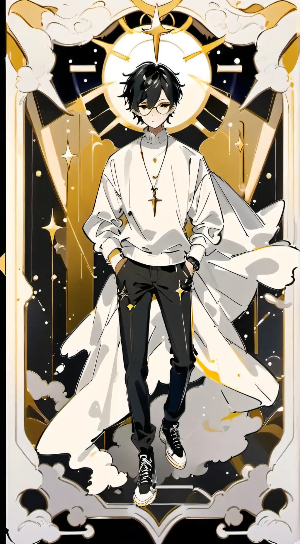 ai character: leo background