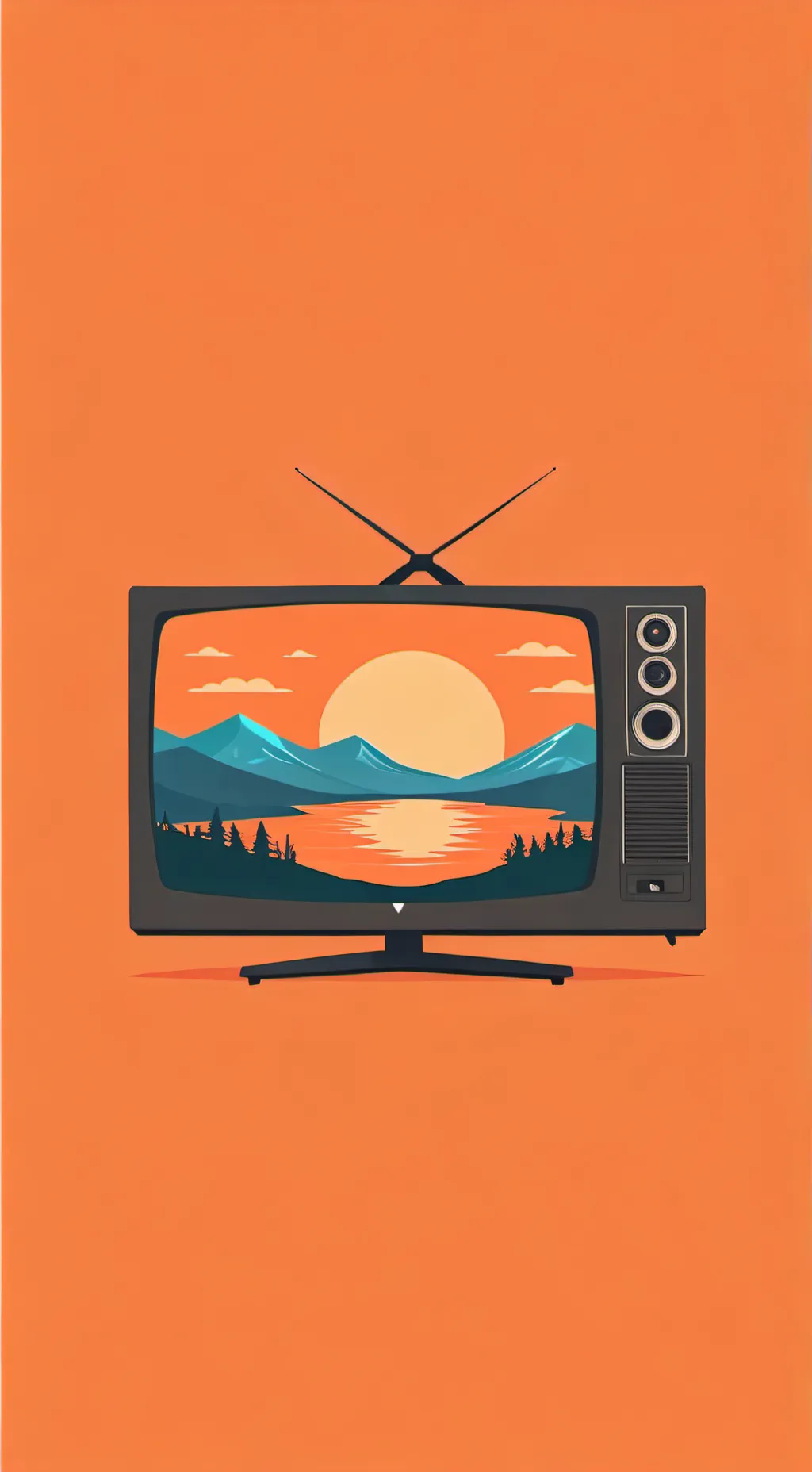 ai character: TV background