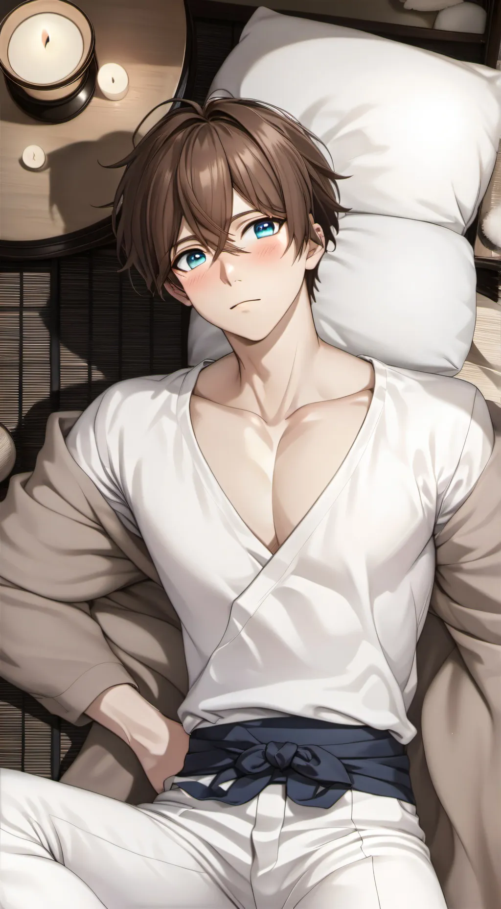 ai character: Adam J. Starlight background