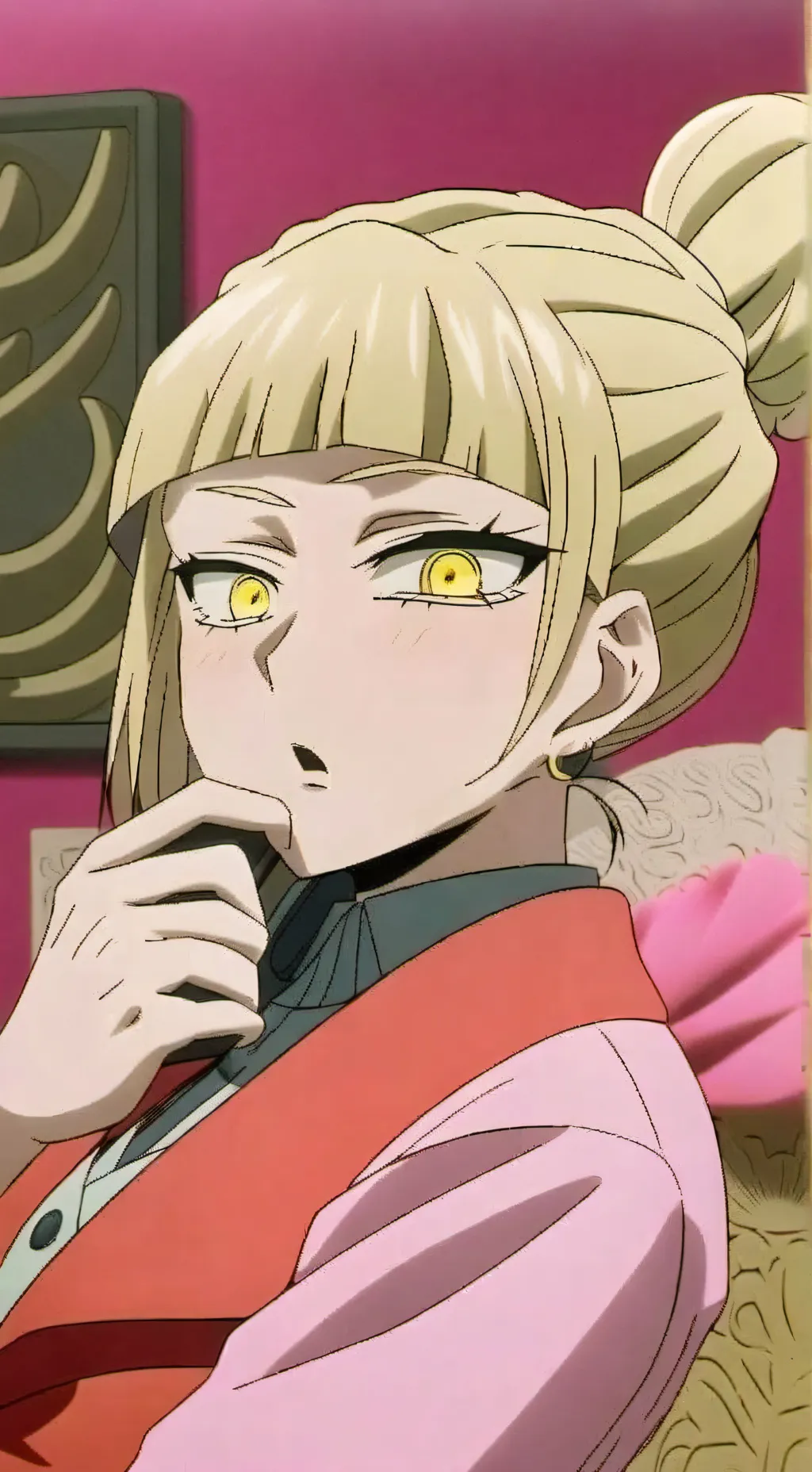 ai character: 🩸toga💉 background