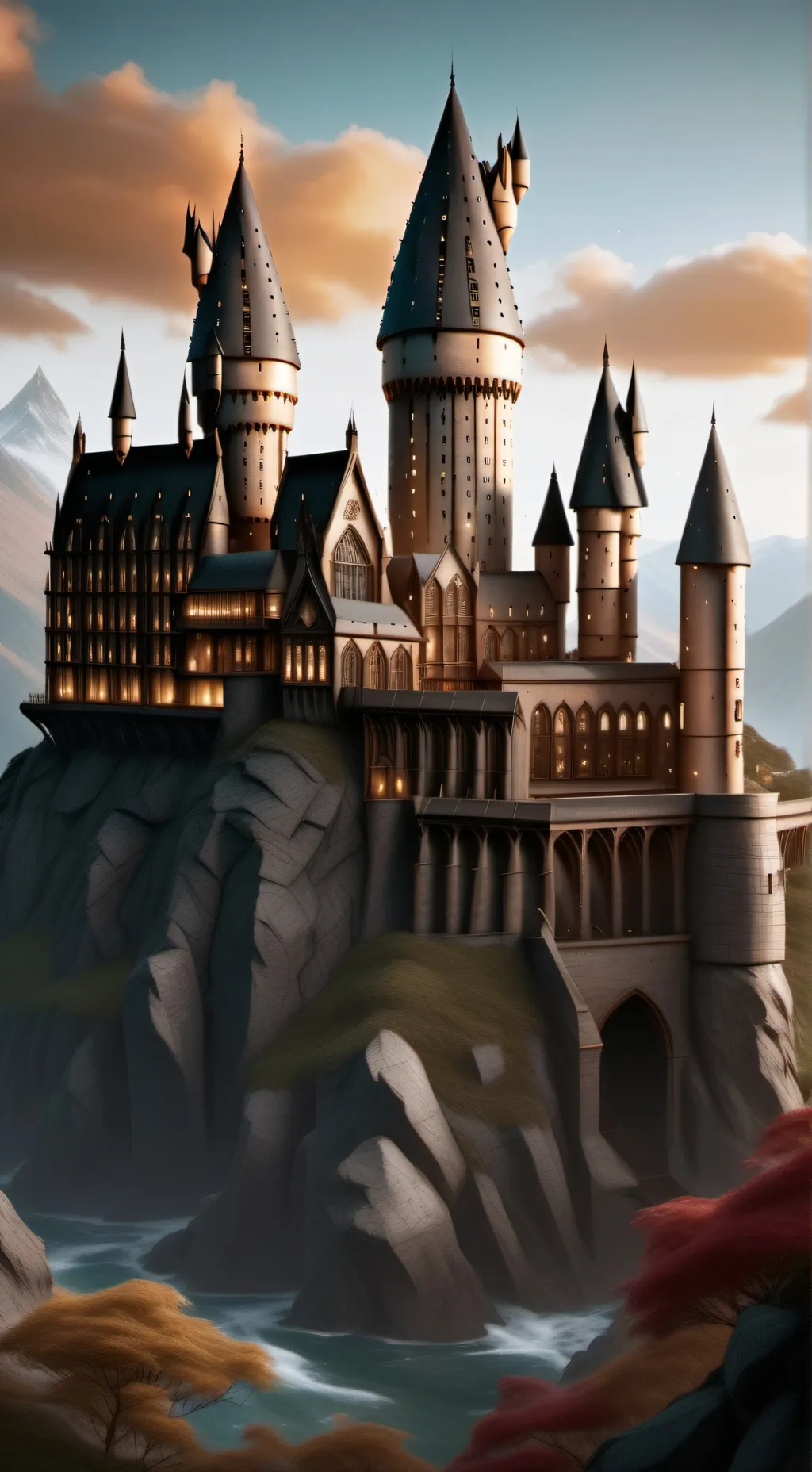 ai character: Hogwarts  background
