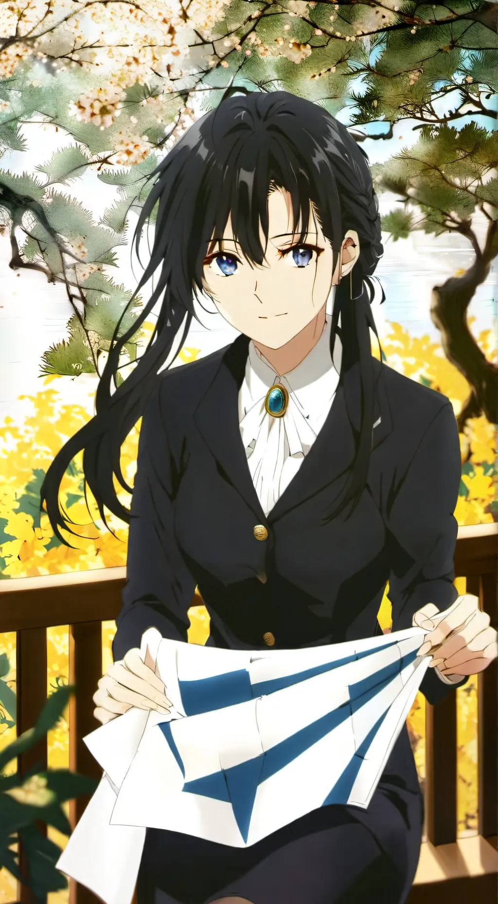 ai character: Satomi Deangelo. background