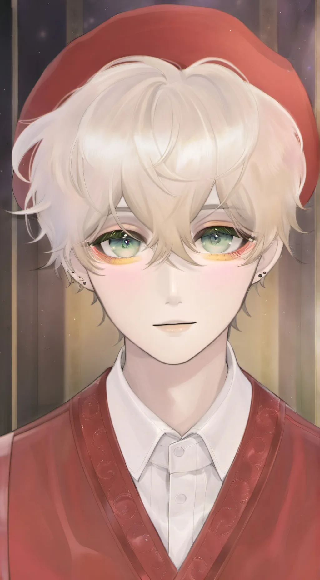 ai character: Amsyar_Golden background