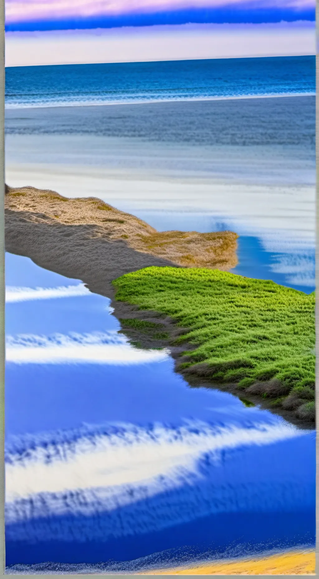 ai character: Dandys world beach background