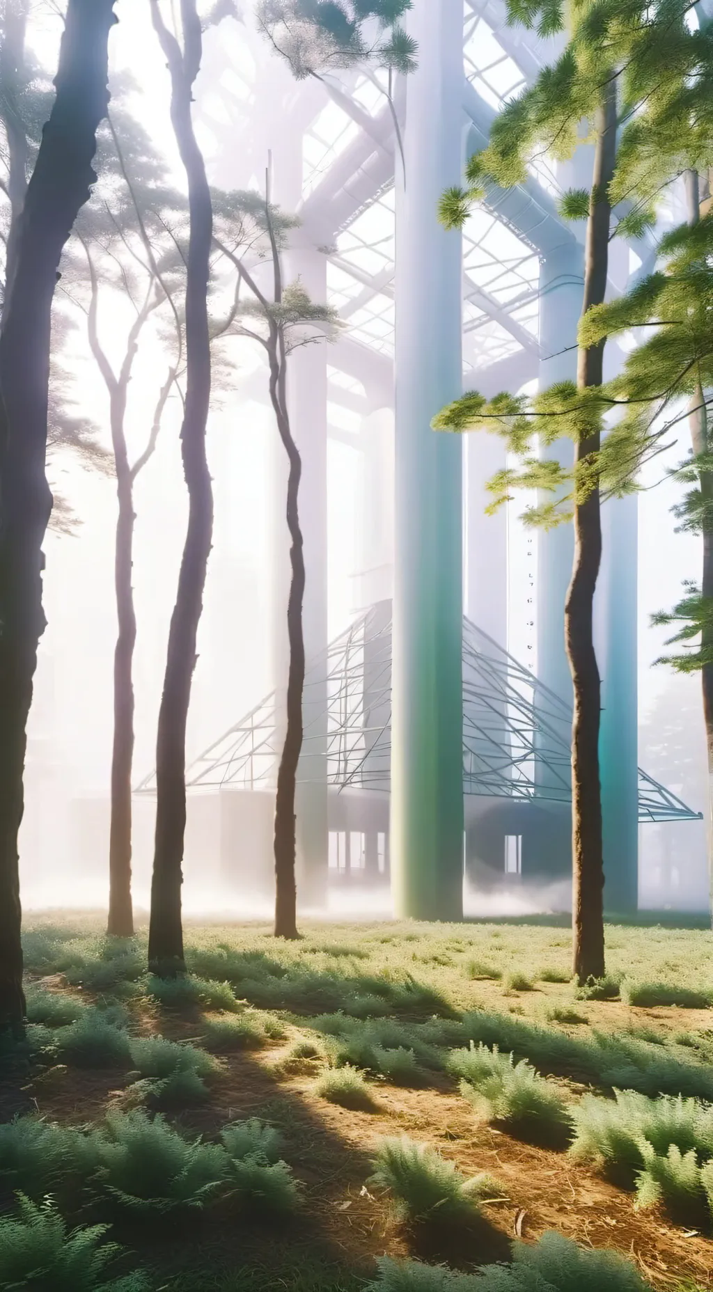 ai character: The forest.. background