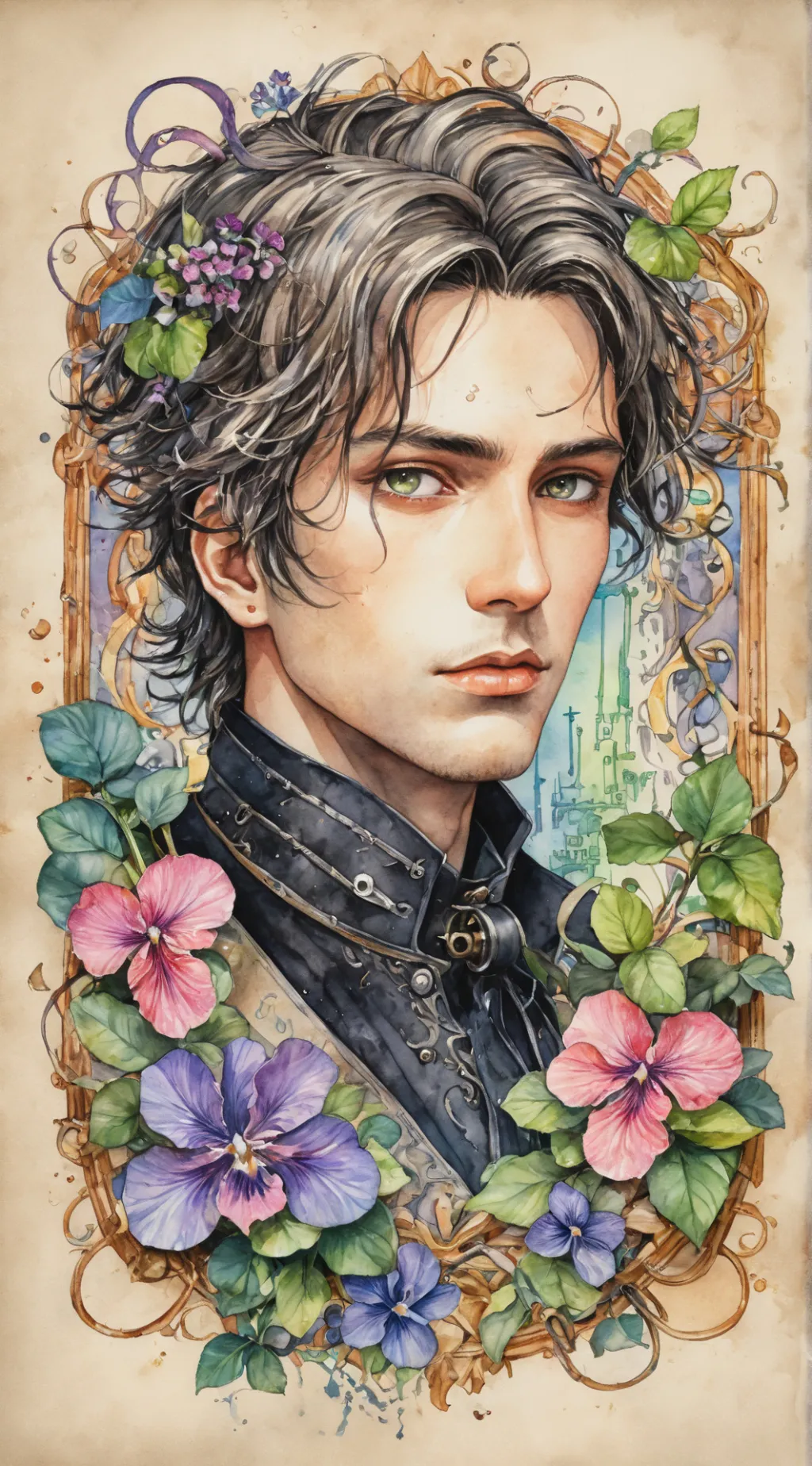 ai character: Sander background