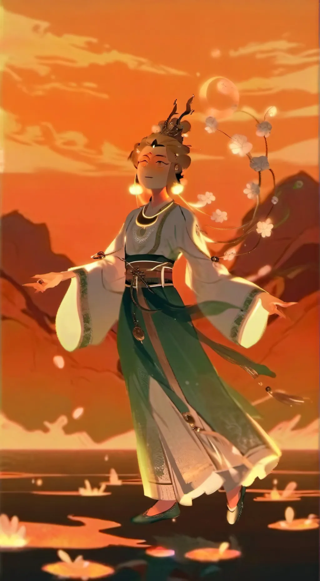 ai character: Solar background