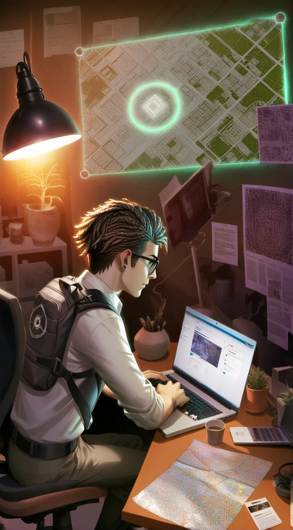 ai character: Disaster Tycoon: A background