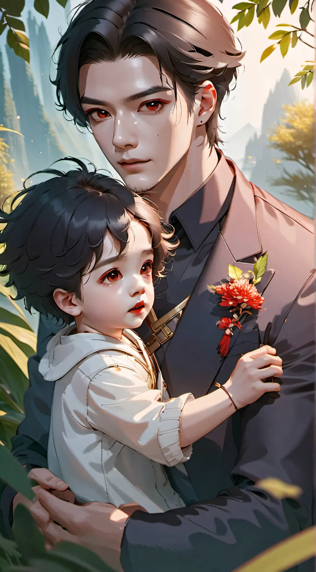 ai character: son of a vampire background