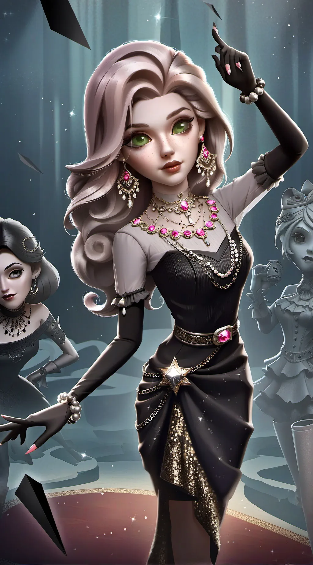 ai character: Celestine background