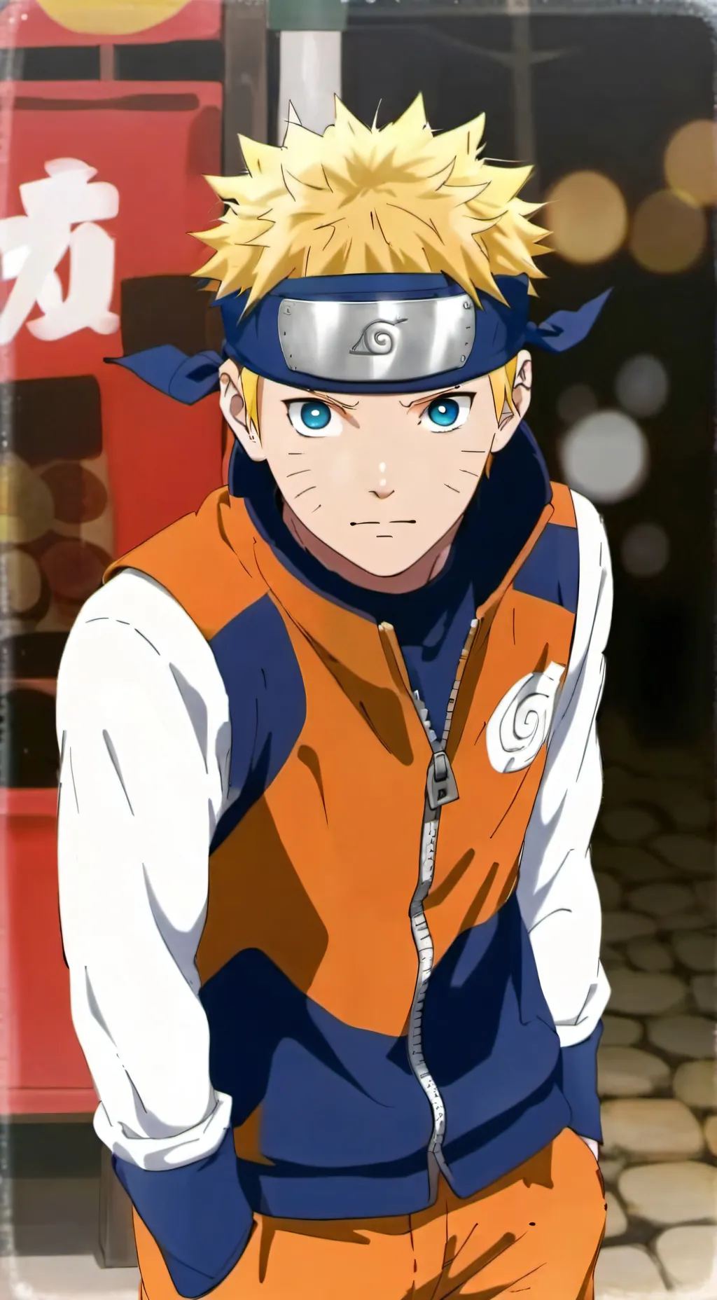 ai character: Naruto Uzumaki background