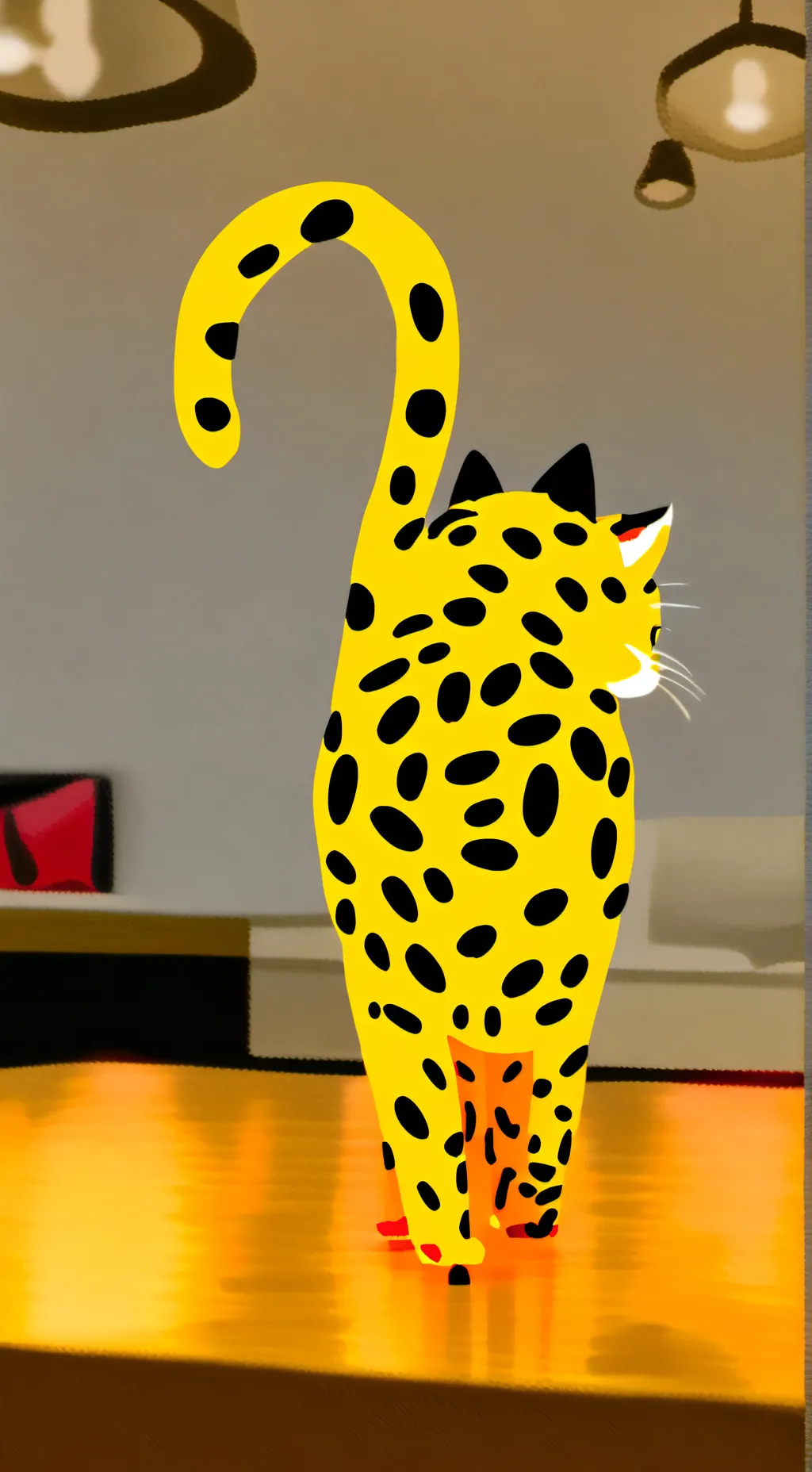 ai character: Me but furry!  background