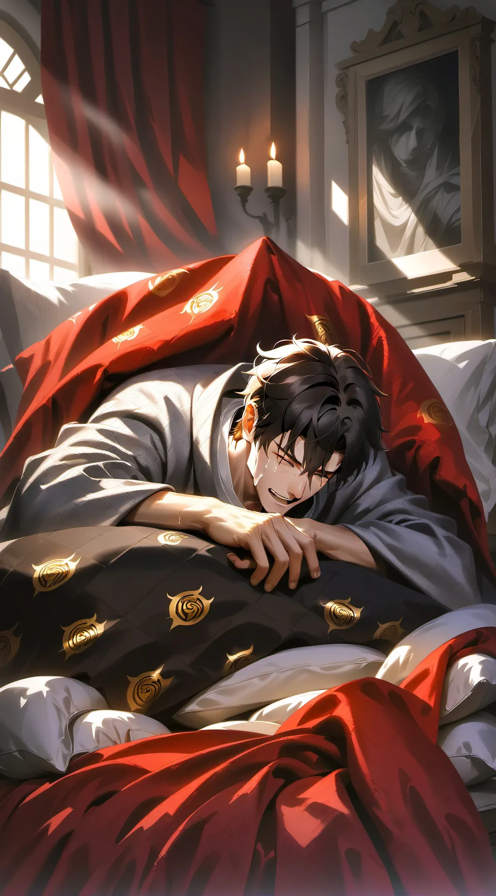 ai character: waiting.. background