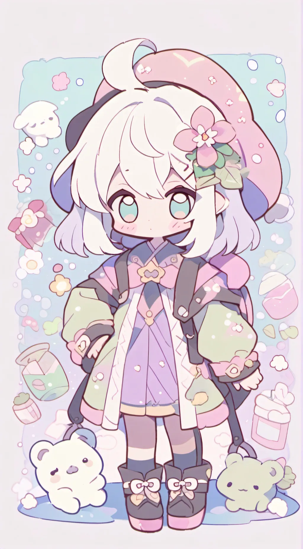 ai character: countryhuman background