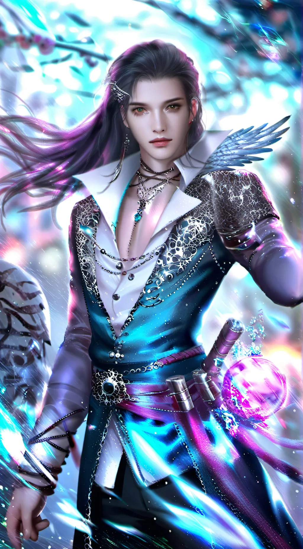 ai character: MHAAAAAAAAAAAAAAAA background