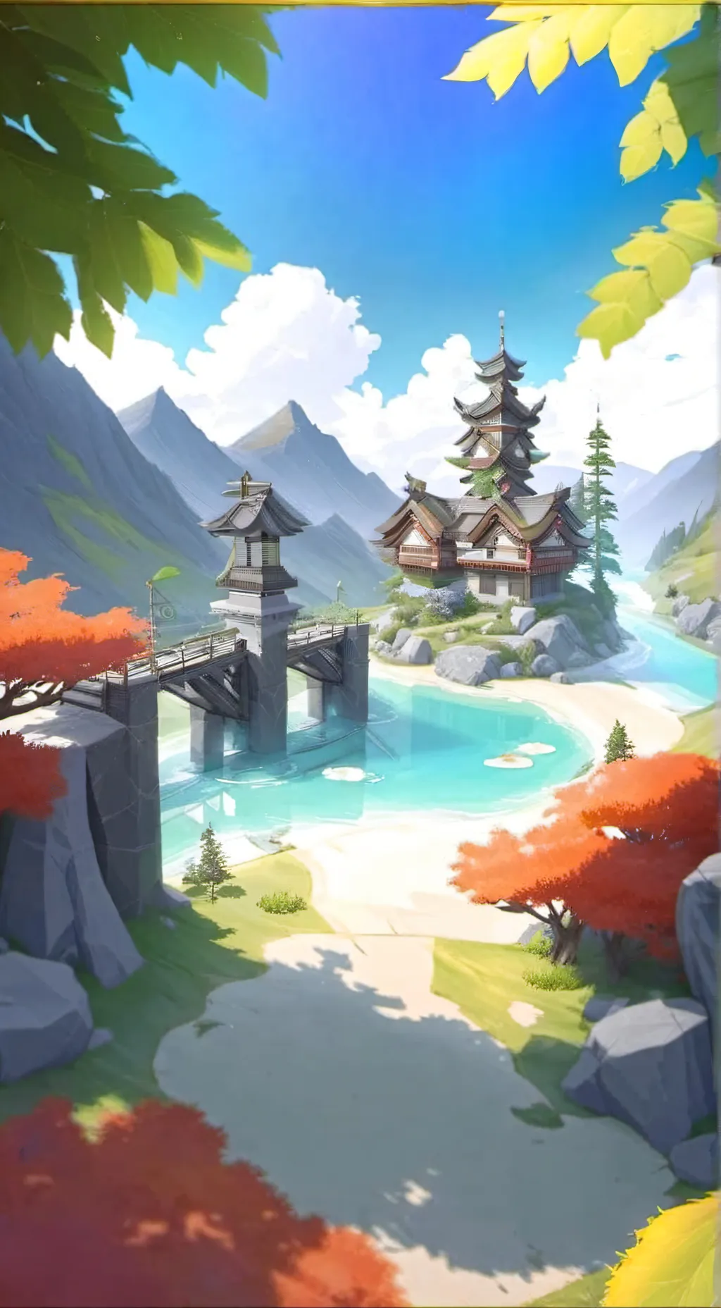 ai character: Liyue background