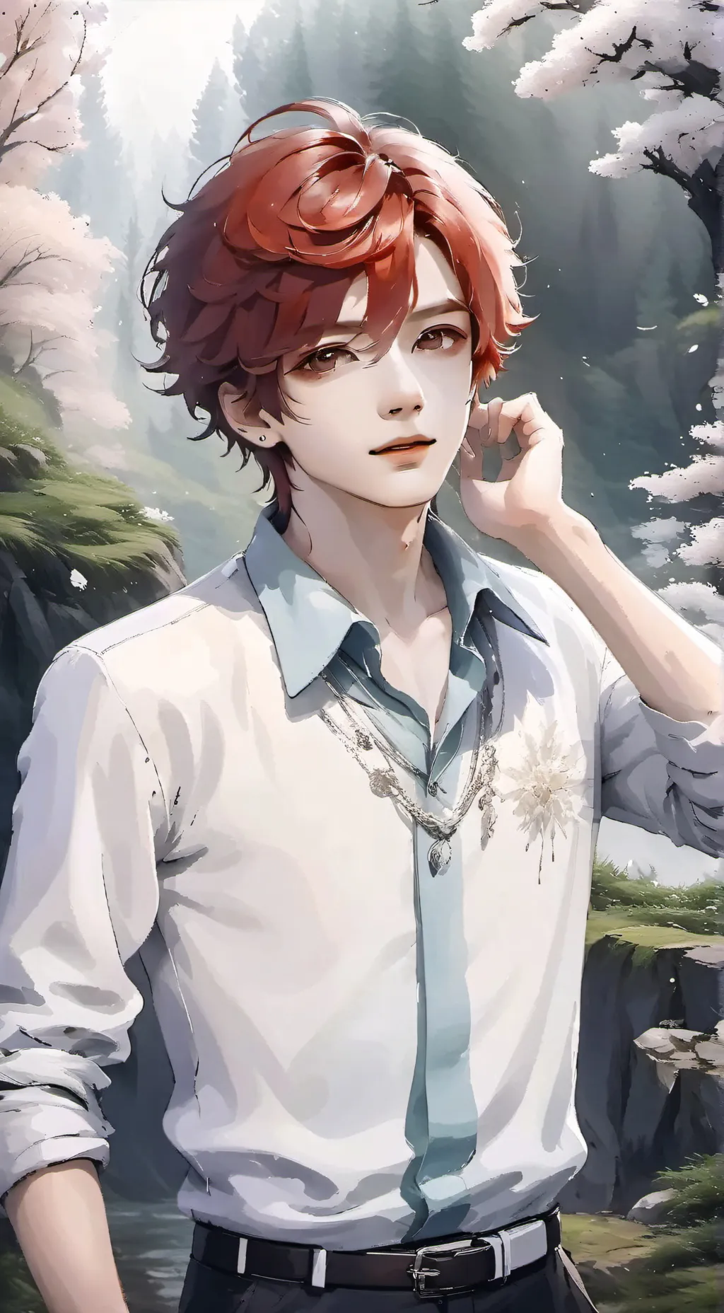 ai character: Luke Williams  background