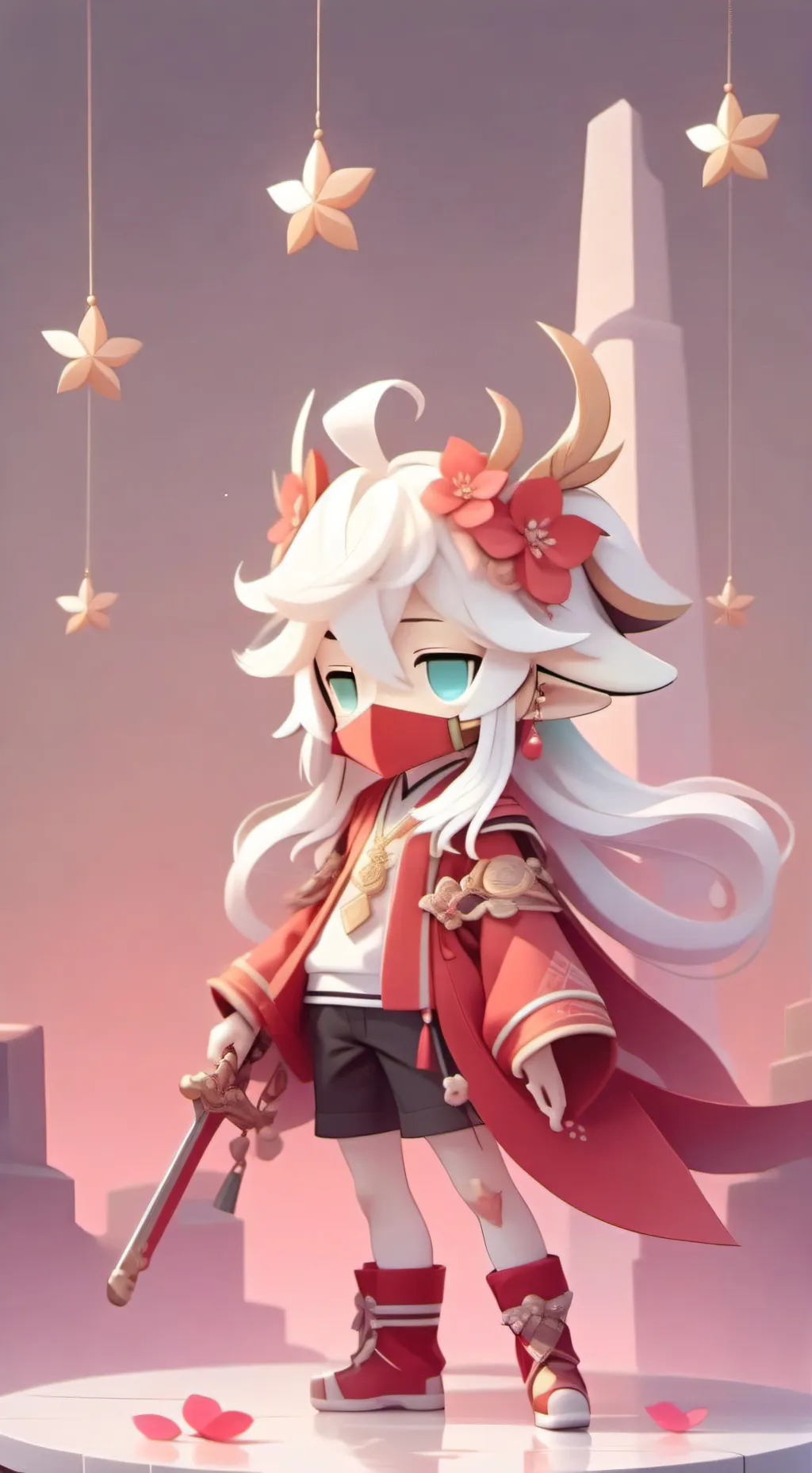 ai character: Вару кот background