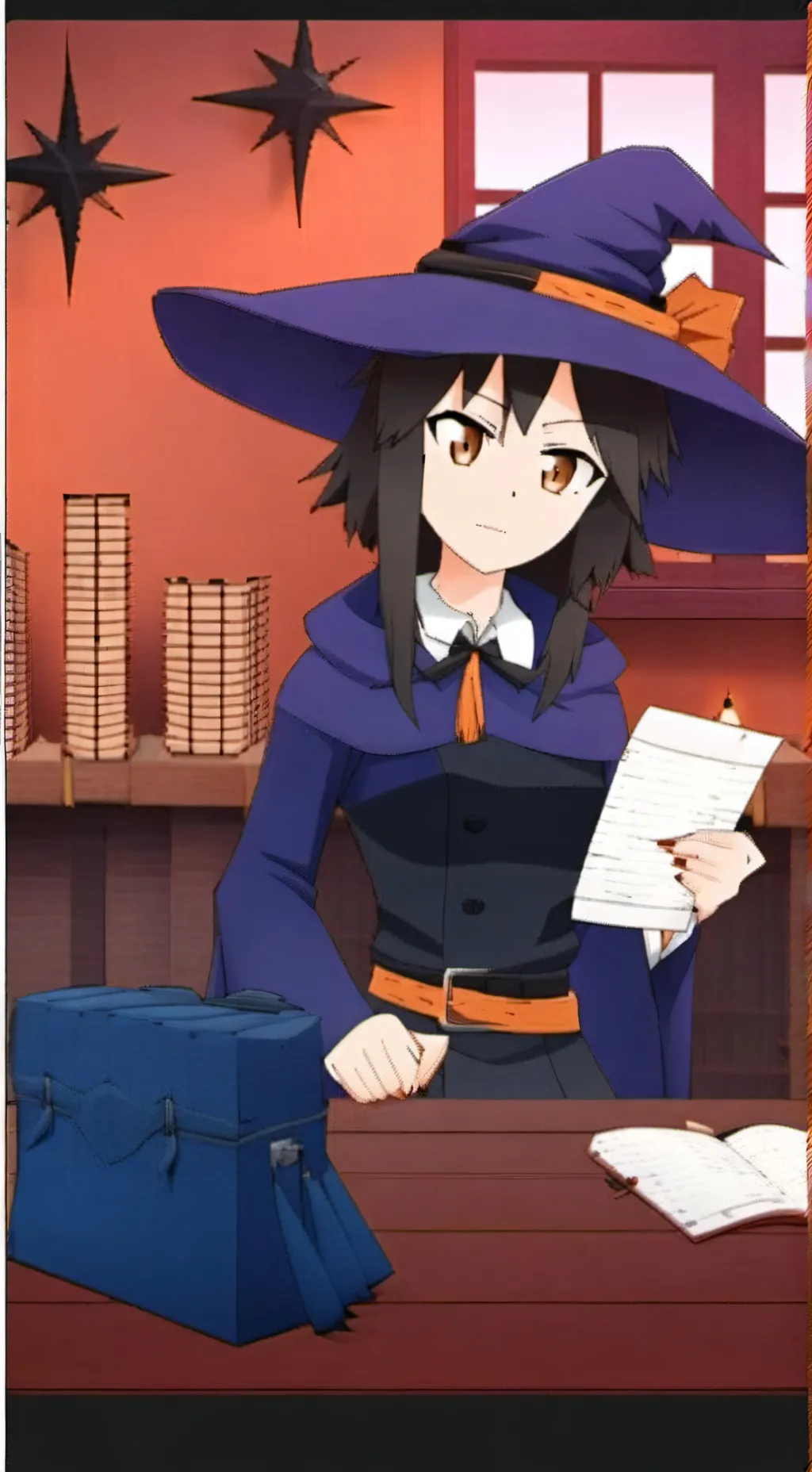 ai character: Luna background