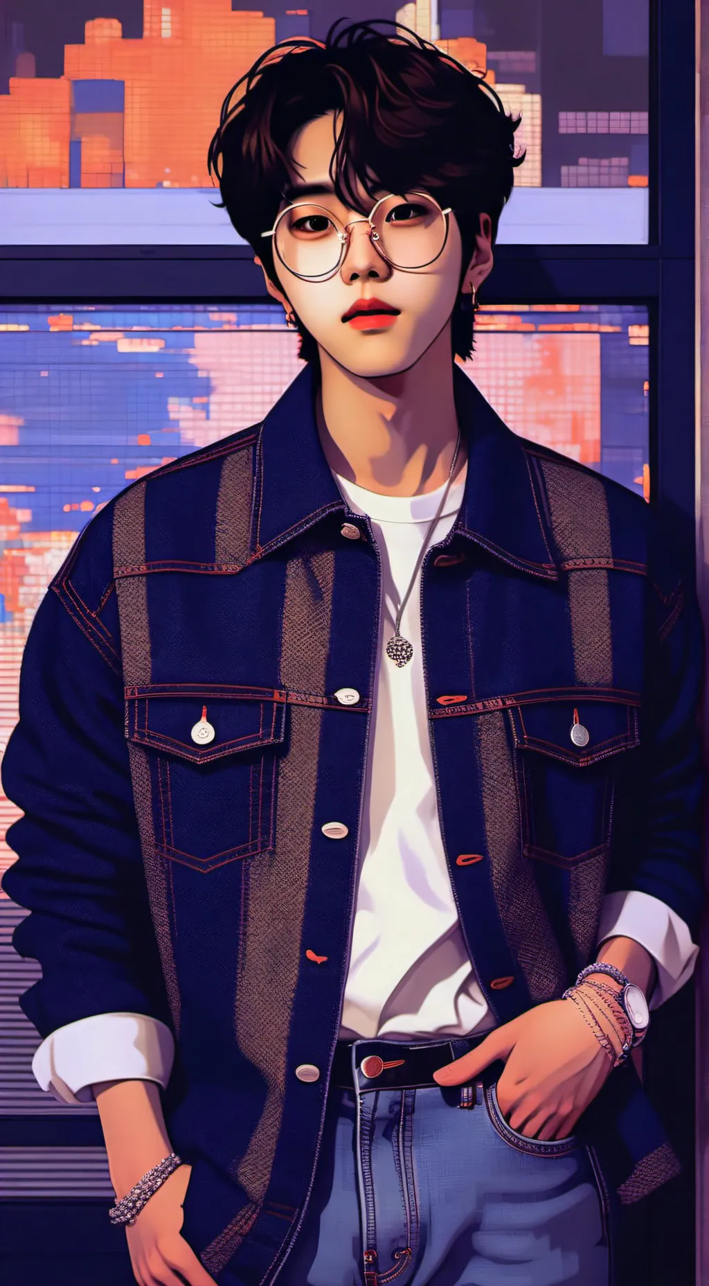 ai character: Han jisung  background