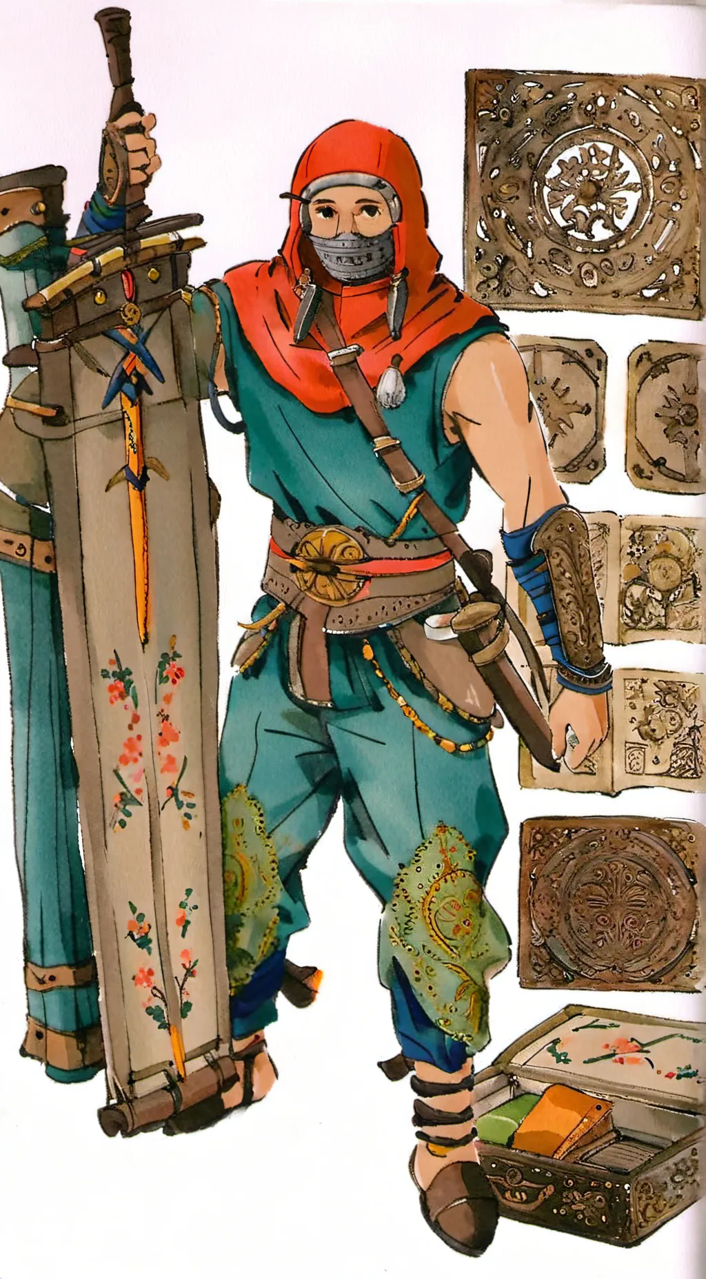 ai character: eBay kid background