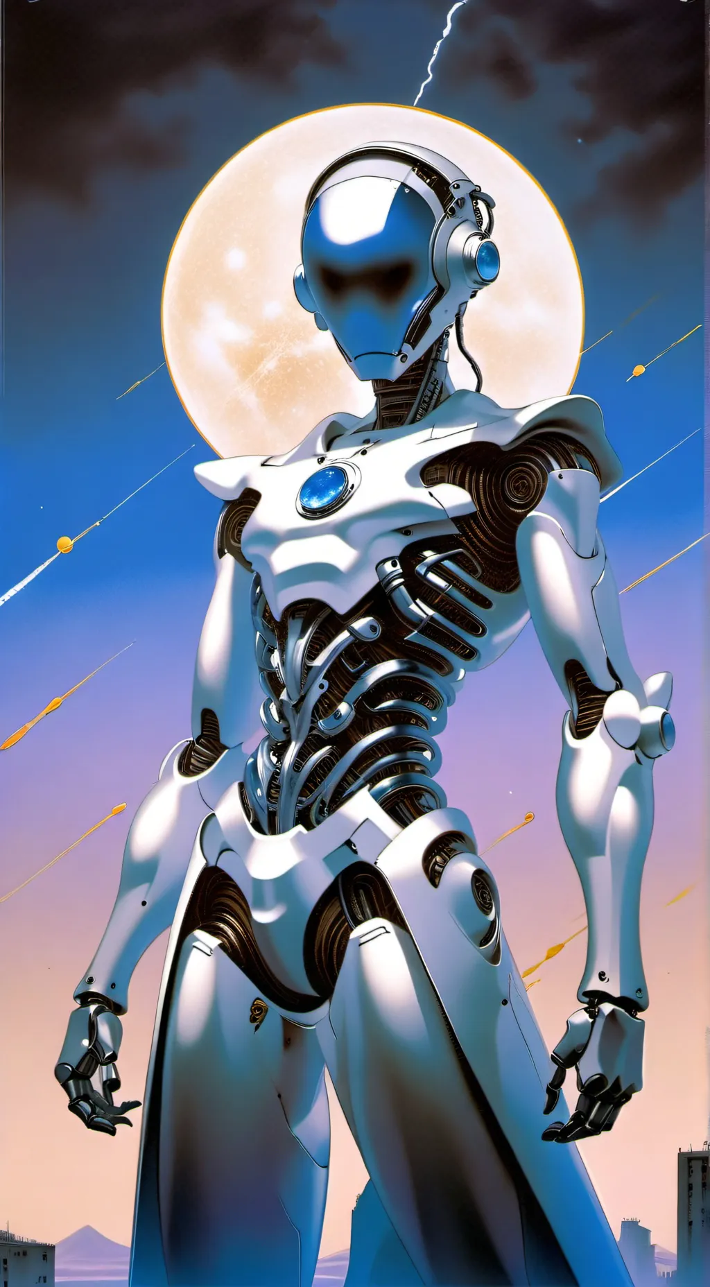 ai character: androide background