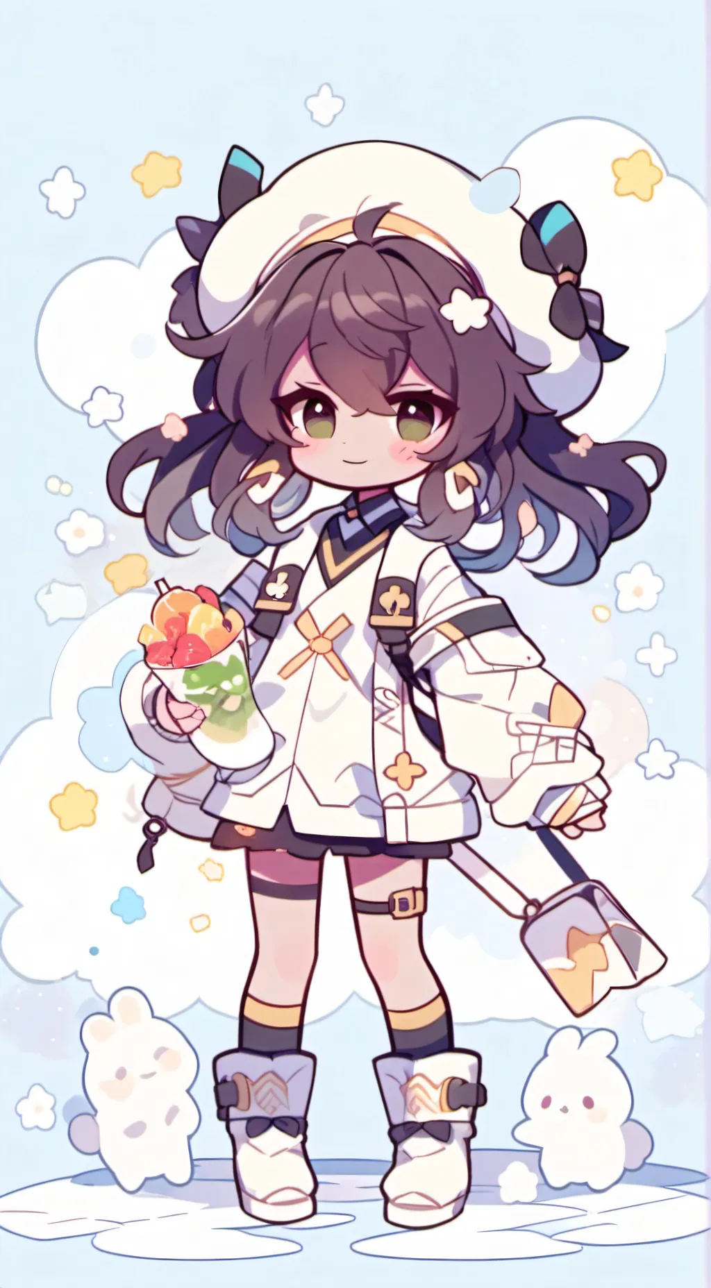 ai character: cyn but...Nice? background
