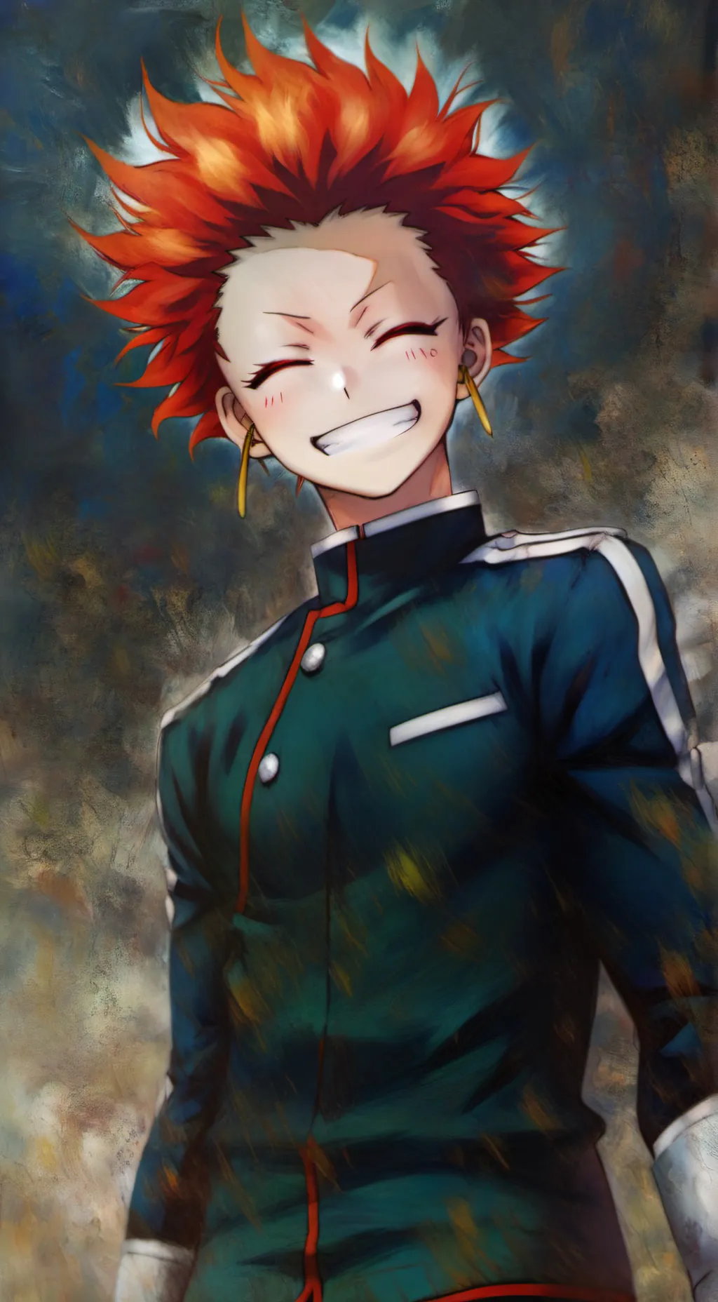 ai character: Kirishima  background