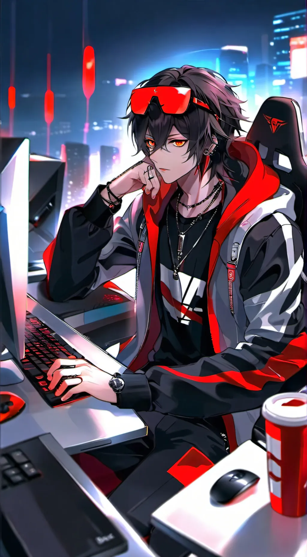 ai character: JC GUNZ background