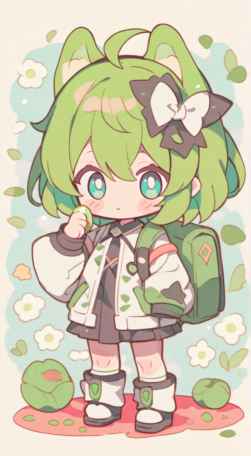 ai character: Zoey  background