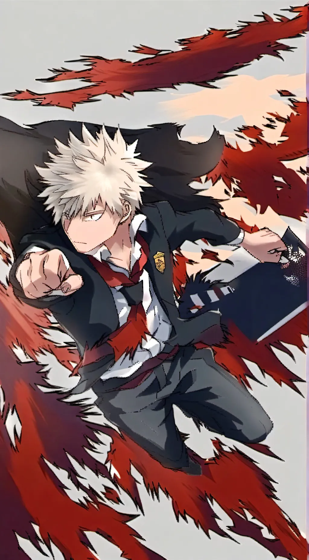 ai character: bakugo  background
