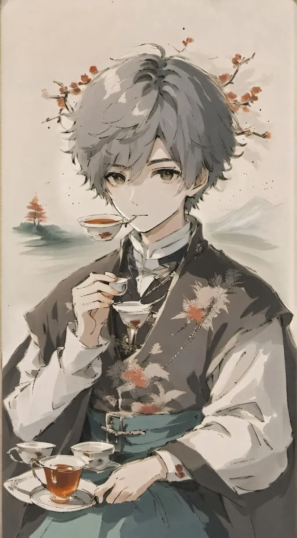 ai character: British man. background