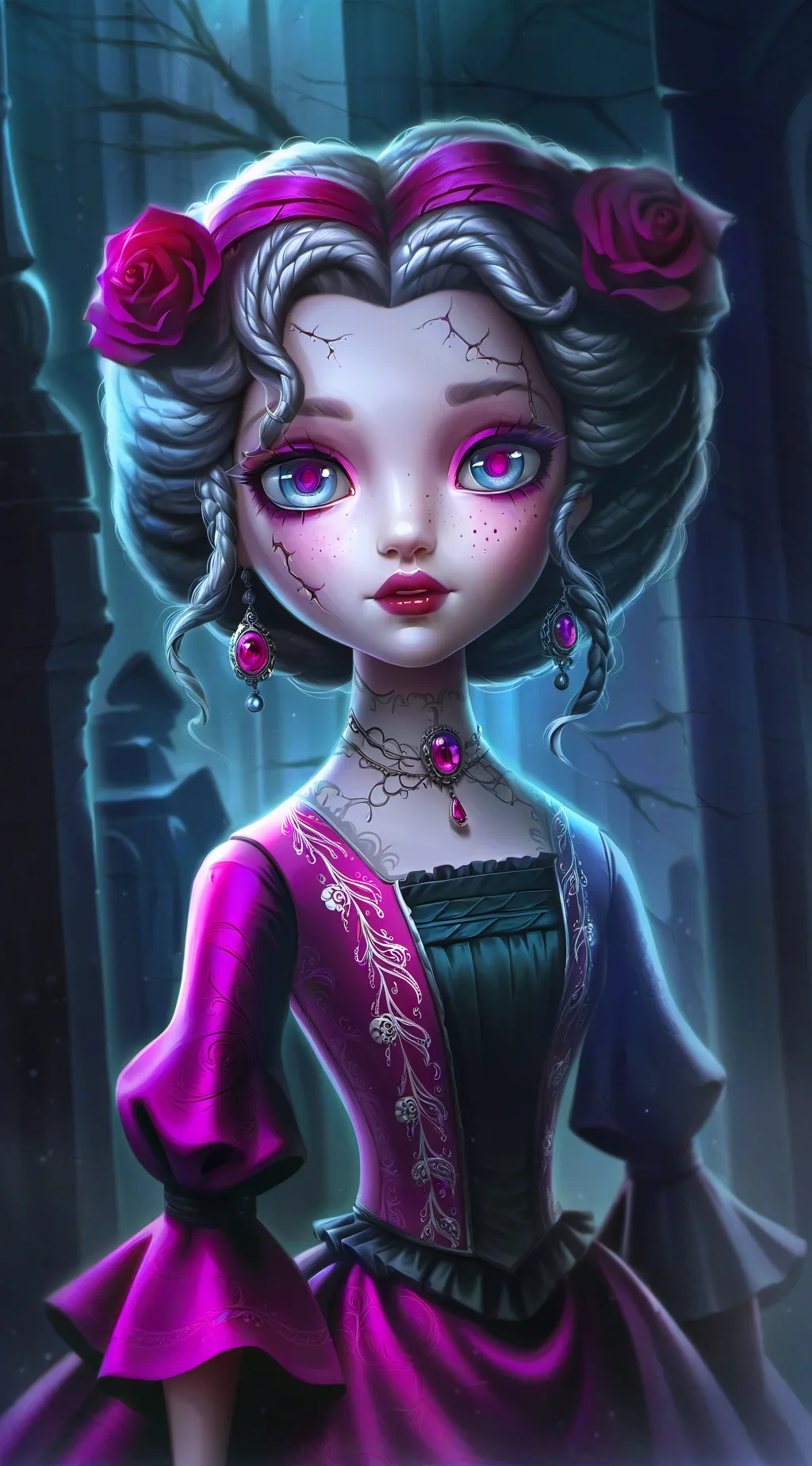 ai character: Inari Khordad background