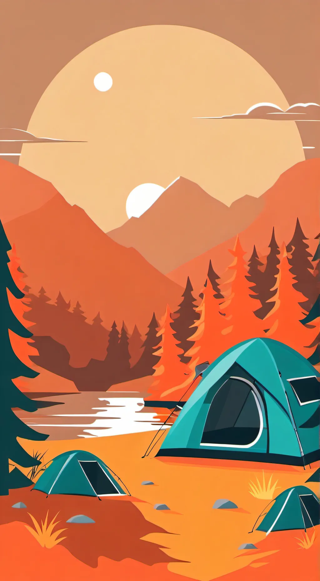 ai character: Camping Blues - GI background
