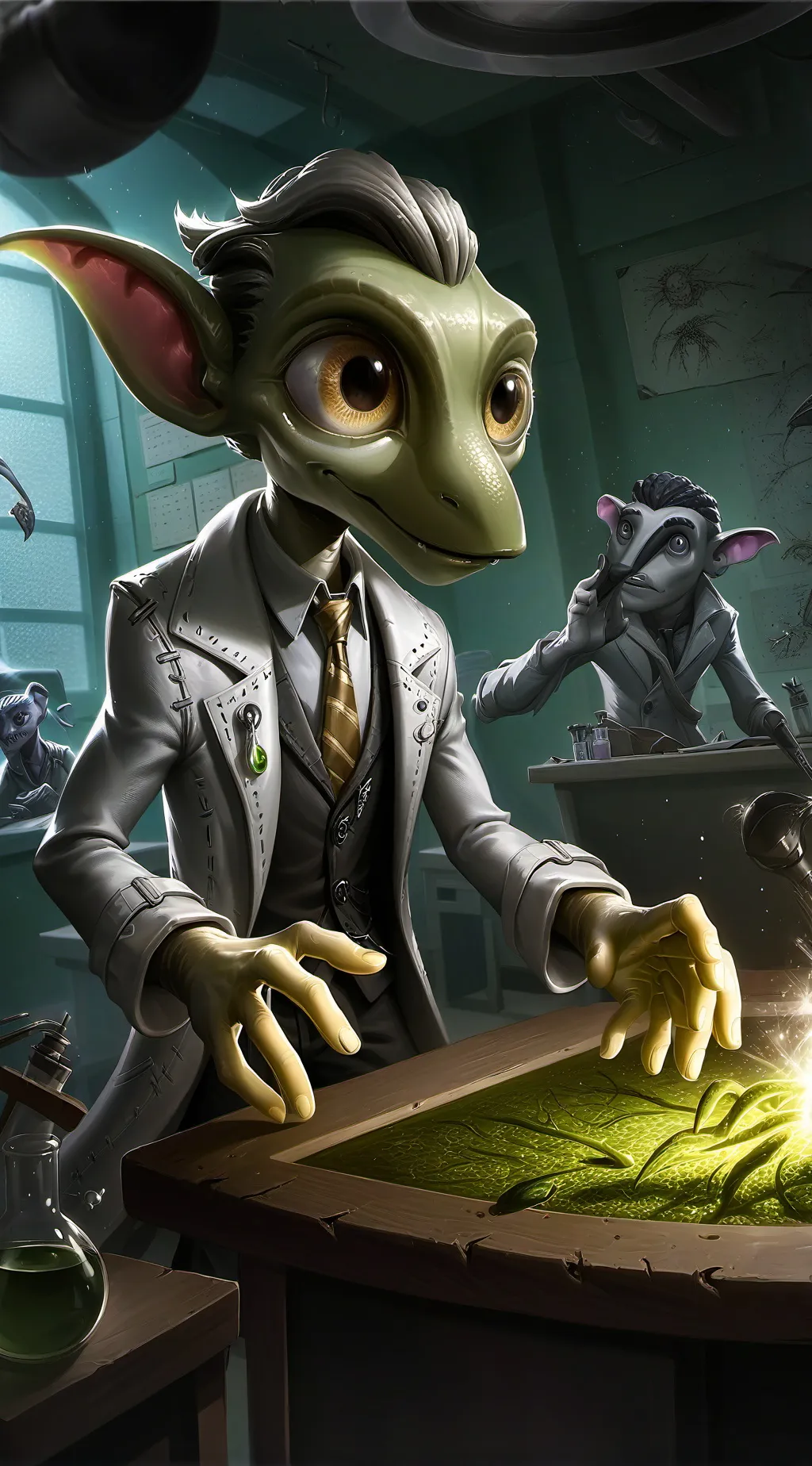 ai character: Qaza background