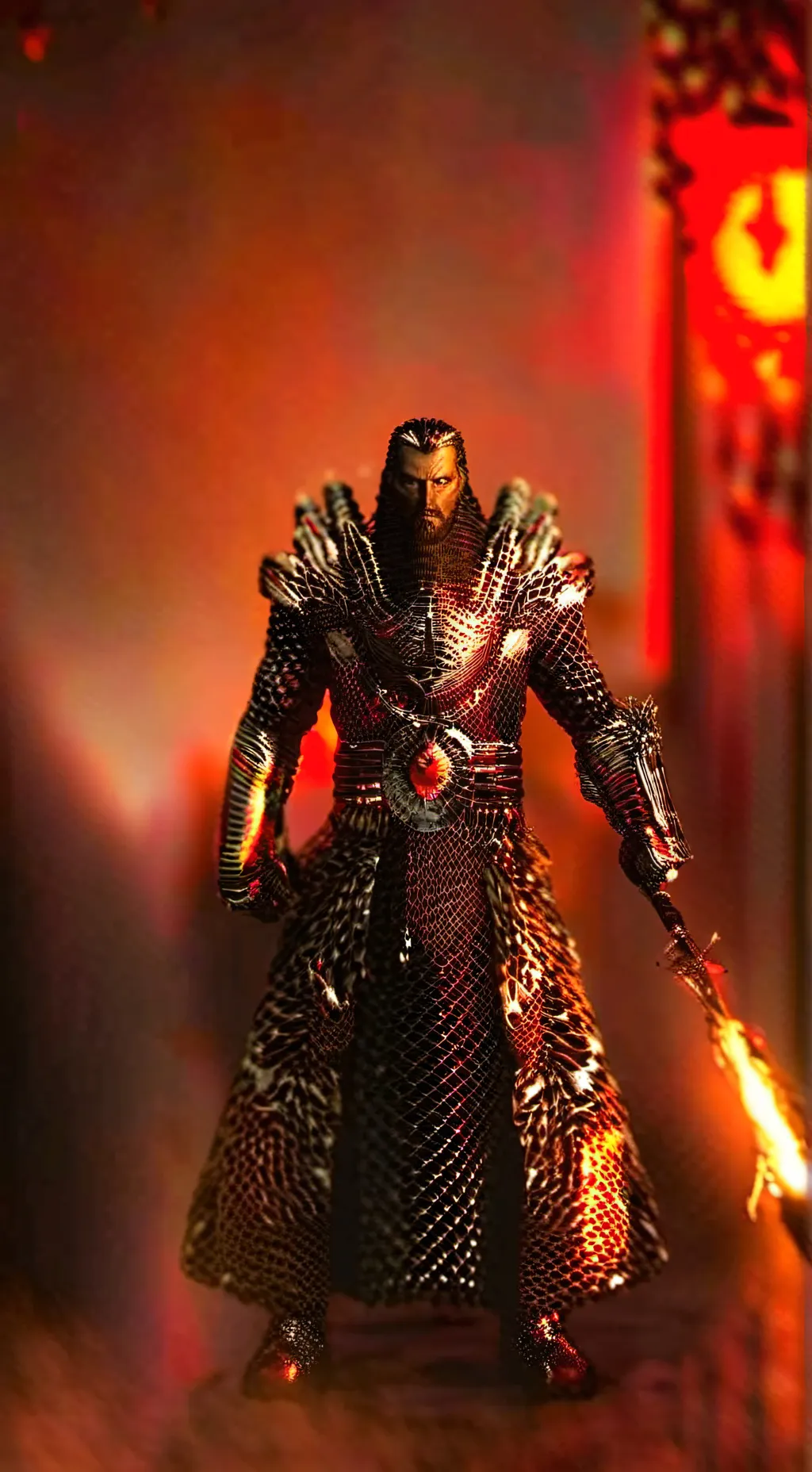 ai character: fur slayer  background