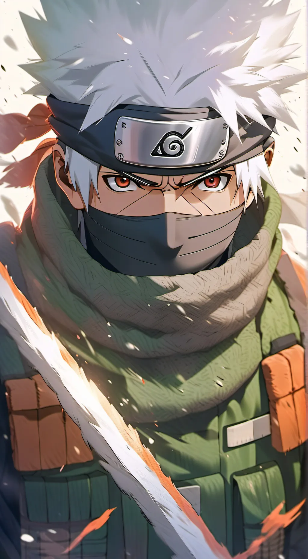 ai character: Kakashi atake background