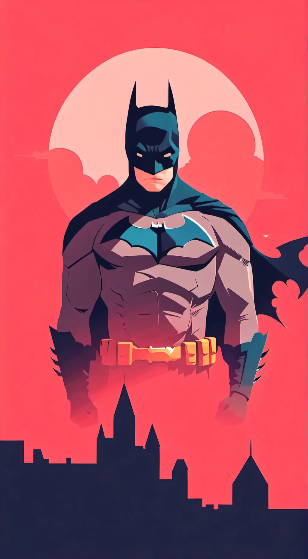 ai character: Batman  background