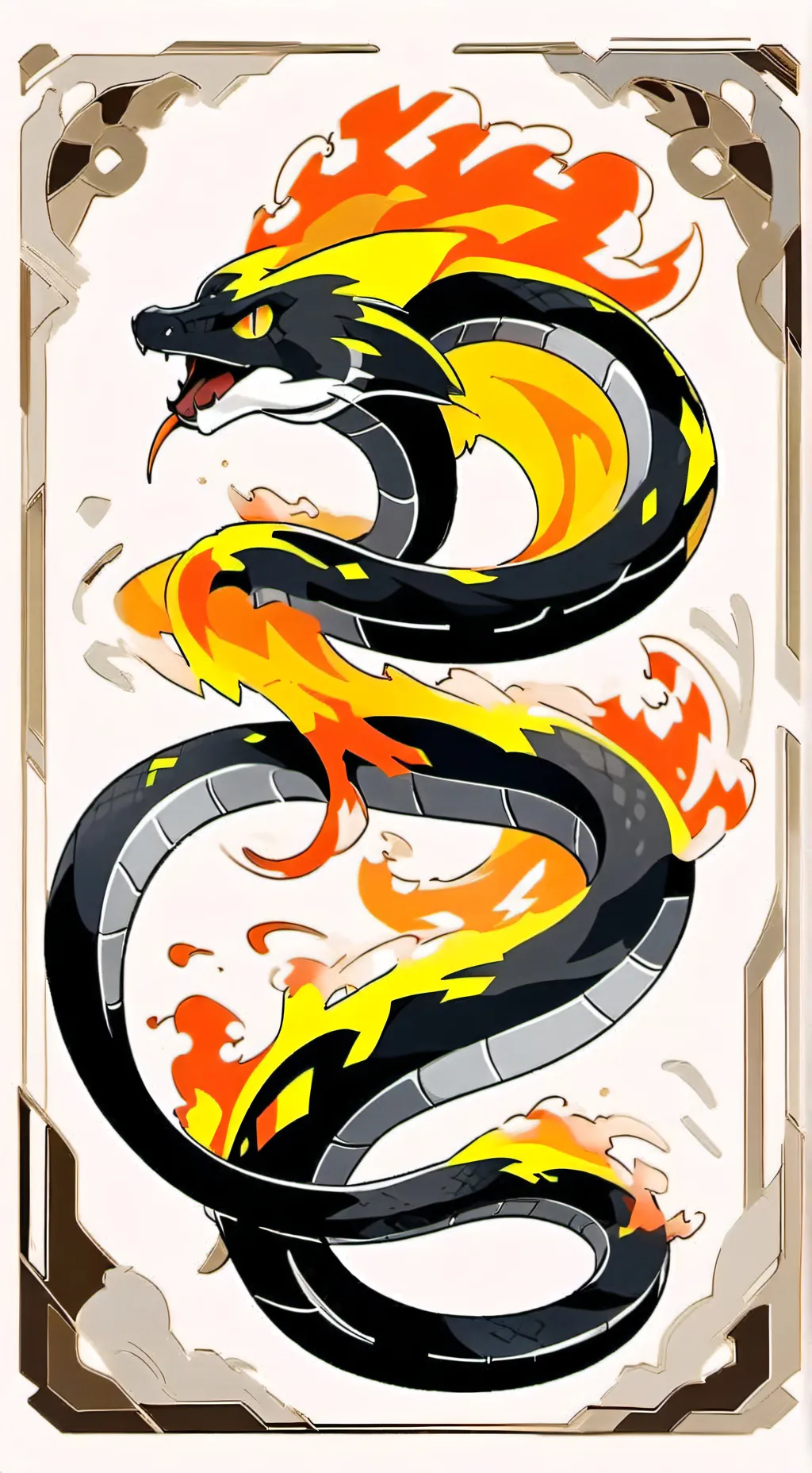 ai character: Shinymega rayquaza background