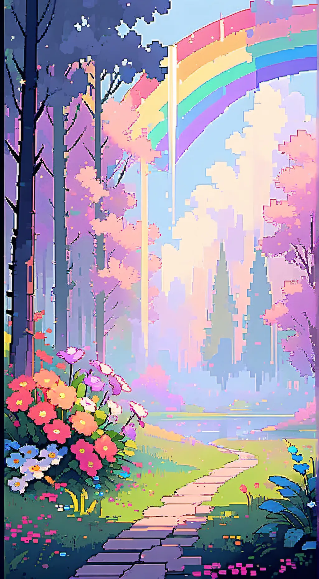 ai character: Dandys world! background