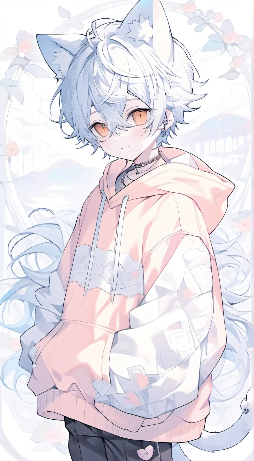 ai character: Kiro The Cat <3 background
