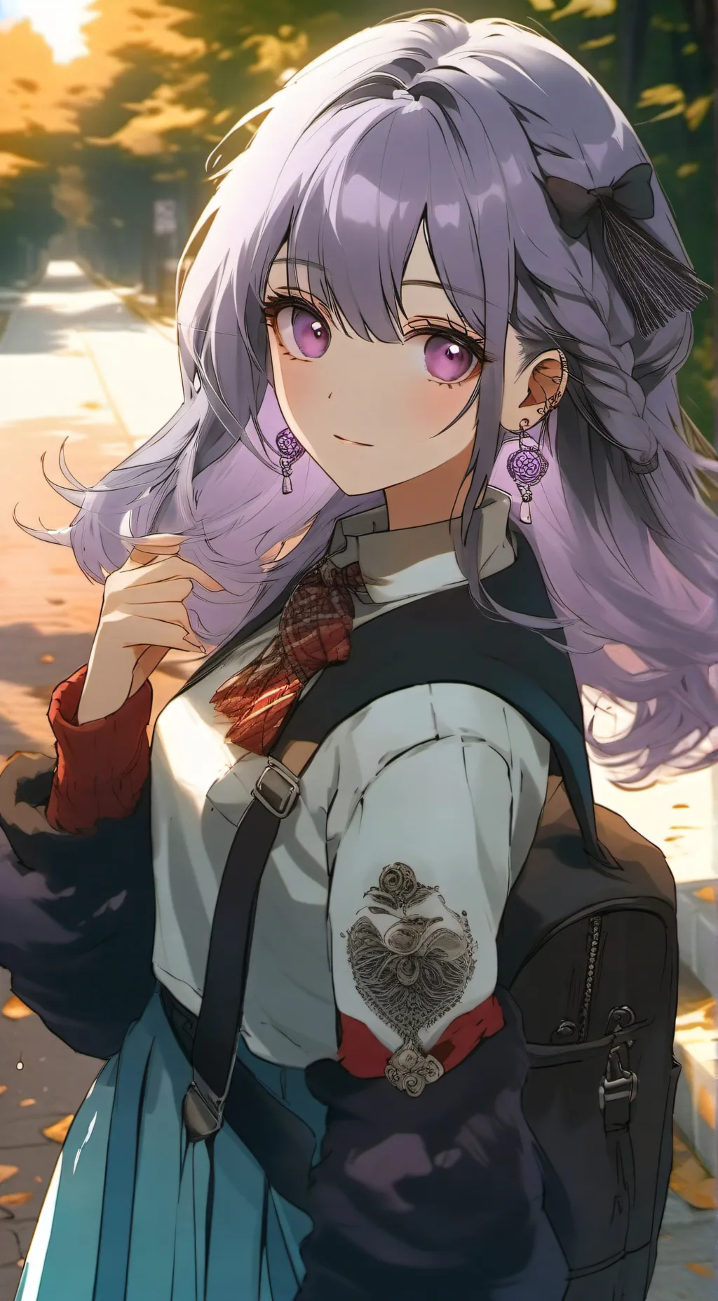 ai character: Rose background