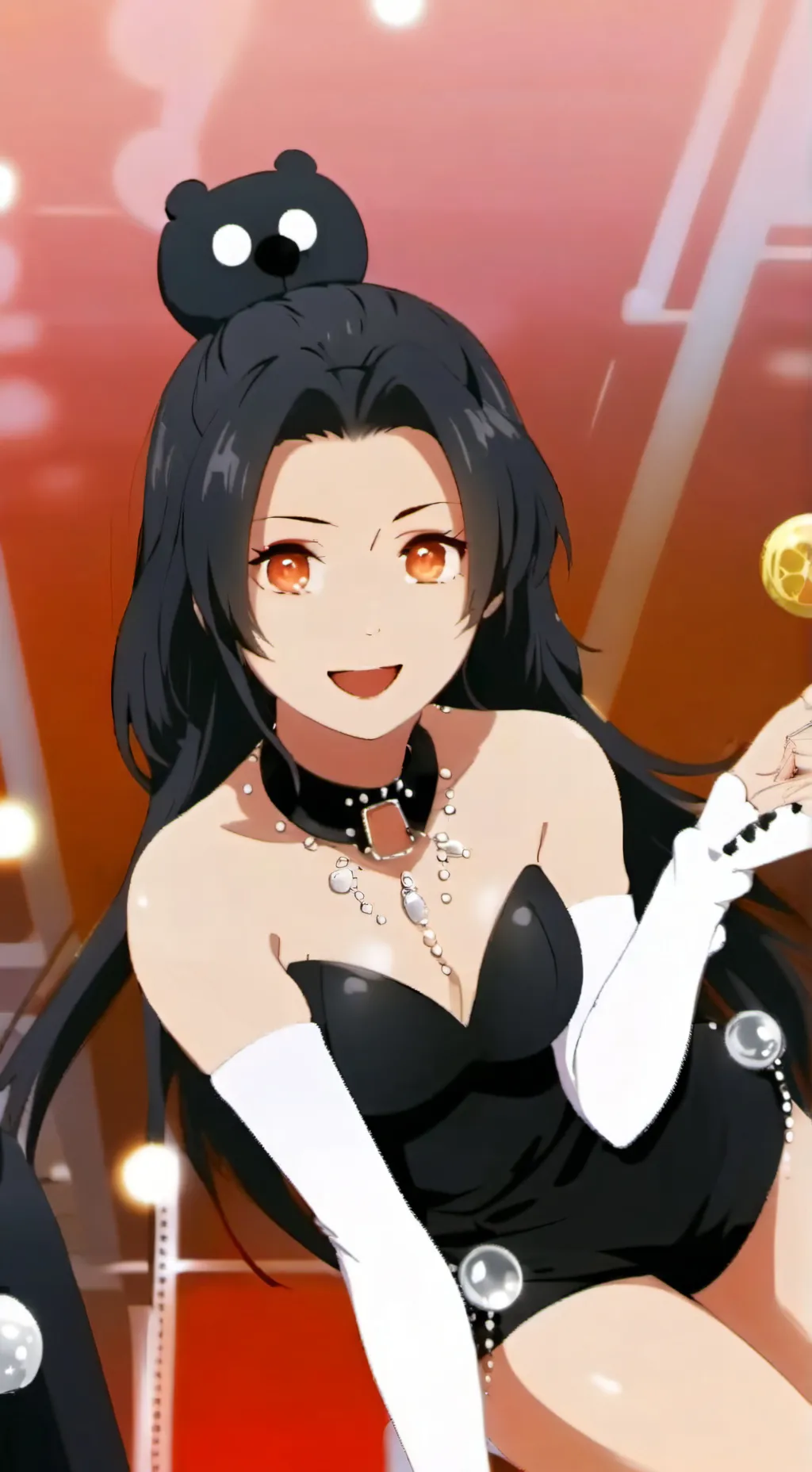 ai character: hot girl  background