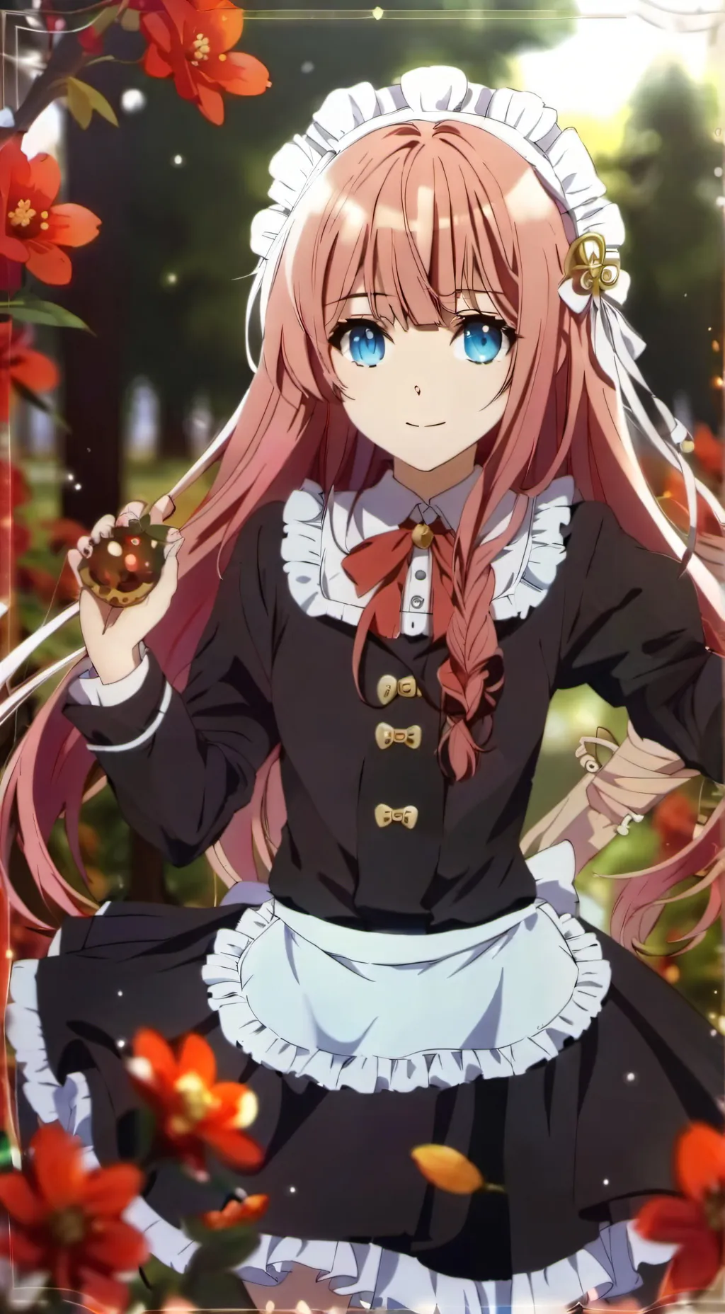 ai character: maid background