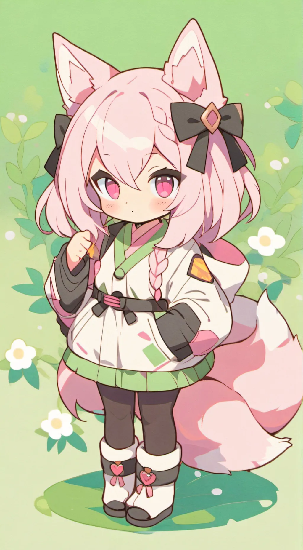 ai character: Cherry background