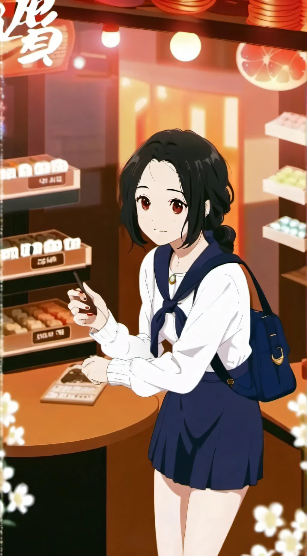 ai character: kny x karen background