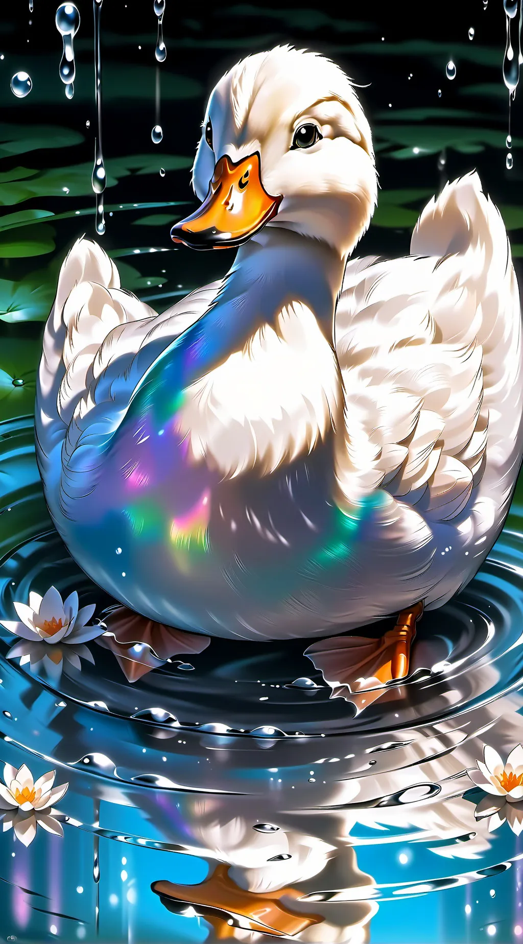 ai character: ducky wucky background