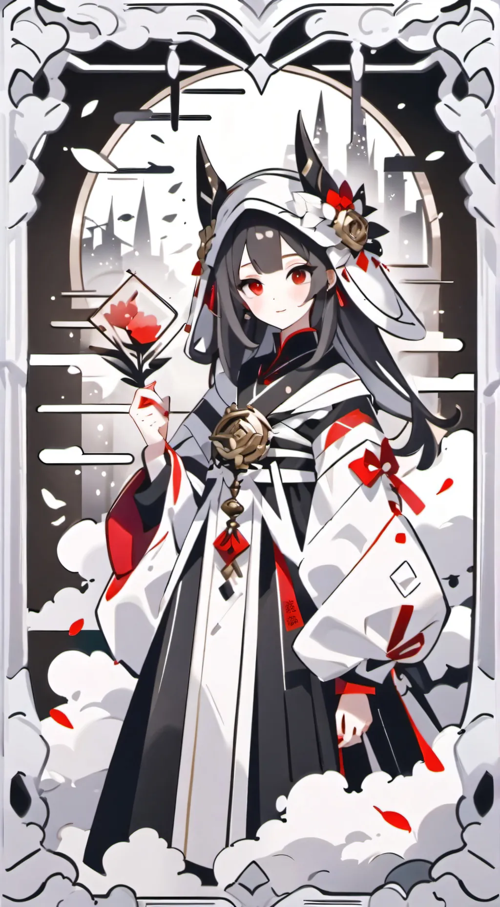ai character: BAKUDEKU background