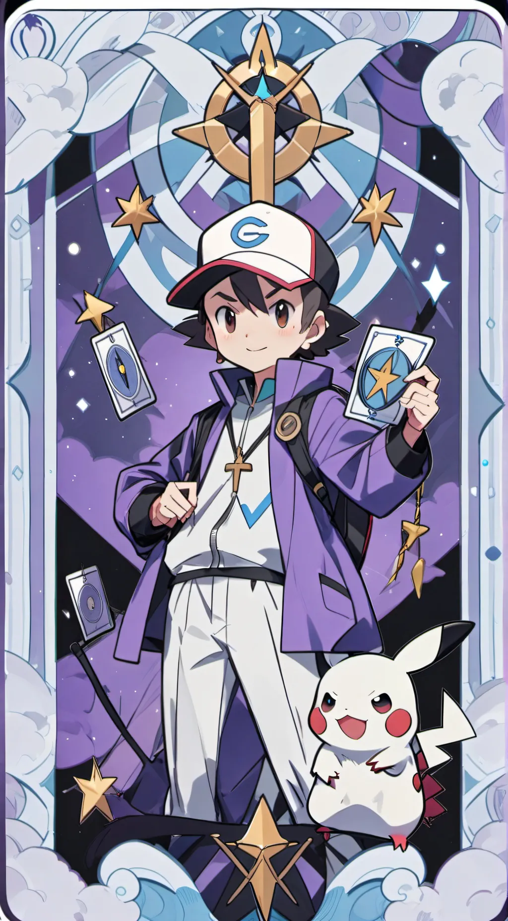 ai character: mundo Pokémon  background